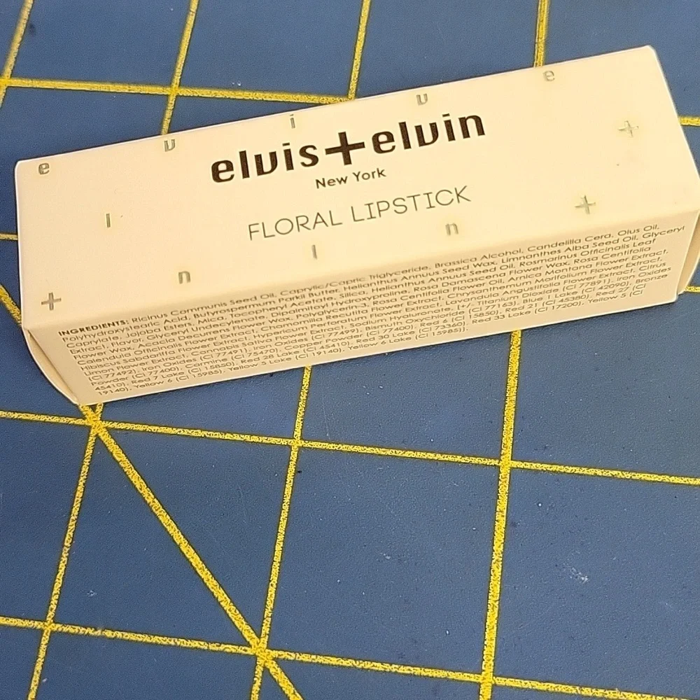 elvis + elvin Floral Lipstick - 190 Color New In Box